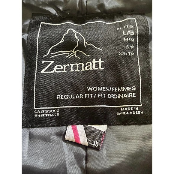 Zermatt Women's SKI PANTS Regular Fit 3K Series Insulated Large Black - Picture 9 of 10